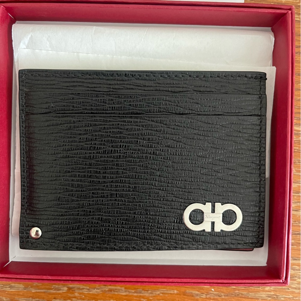 Salvatore Ferragamo Card Holder with ID window